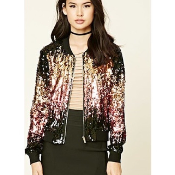 sequin jacket forever 21